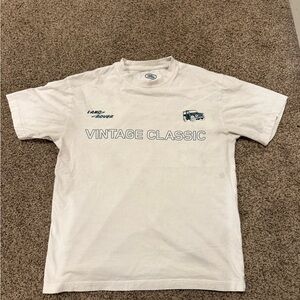 Land Rover Vintage Y2K Design Pacsun White t-shirt